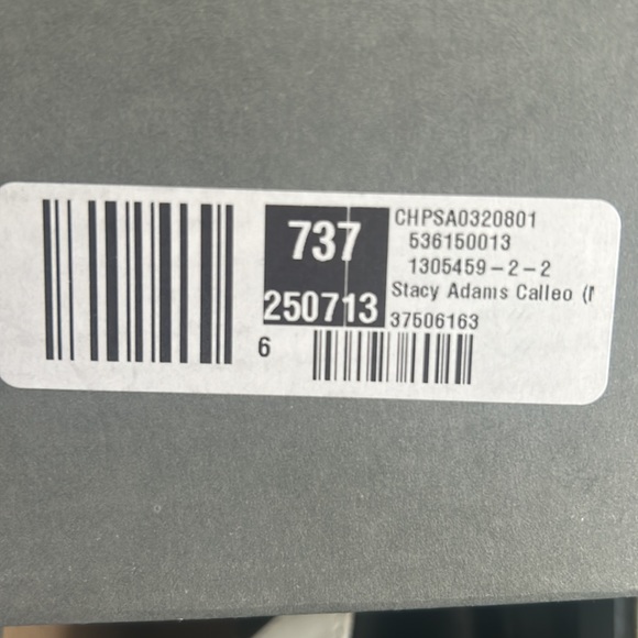 Stacy Adams Calleo blk & white Like New - Picture 10 of 12